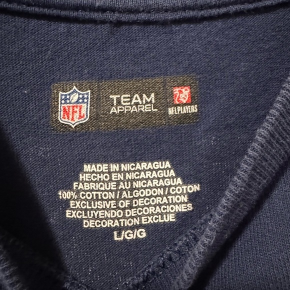 Men’s Russell Wilson Seattle Seahawks NFL T Shirt Size Large Blue Football - Picture 5 of 6